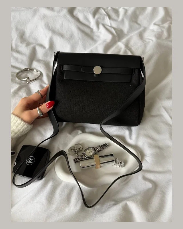 Hermes Hermès Herbag Zip 20 Bag Black 20 х 16 х 7 — головне фото товару