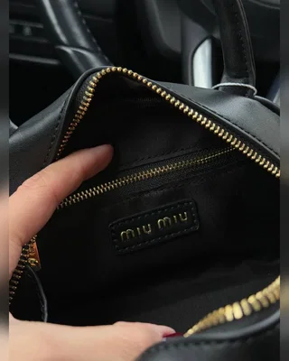 Miu Miu MiuMiu Leather Top Handle Bag Black [Ориг Коробка] 24 х 15 x 11 — головне фото товару