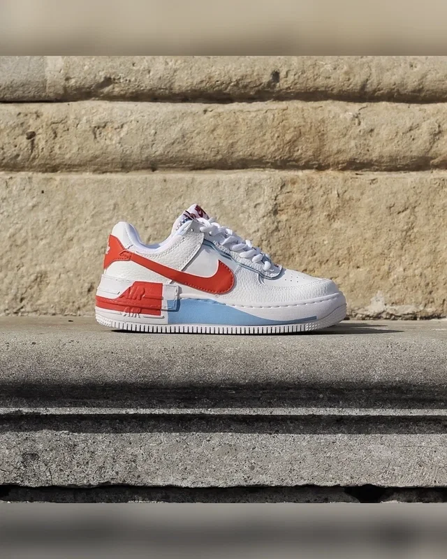 Nike Air Force Shadow Blue Orange — головне фото товару