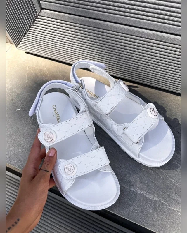 Chanel Dad Sandal White Premium — головне фото товару