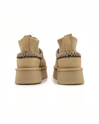 UGG Tasman Platform Sock Beige Brown — головне фото товару