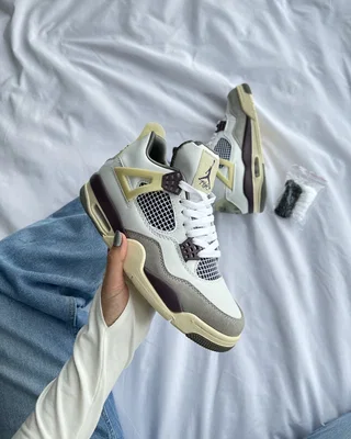 Nike Air Jordan Retro 4 Ma Maniere Beige Brown — головне фото товару