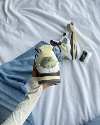 Nike Air Jordan Retro 4 Ma Maniere Beige Brown — головне фото товару