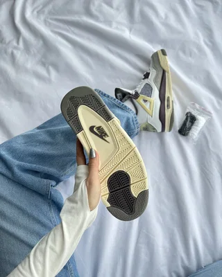 Nike Air Jordan Retro 4 Ma Maniere Beige Brown — головне фото товару