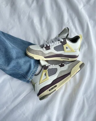 Nike Air Jordan Retro 4 Ma Maniere Beige Brown — головне фото товару
