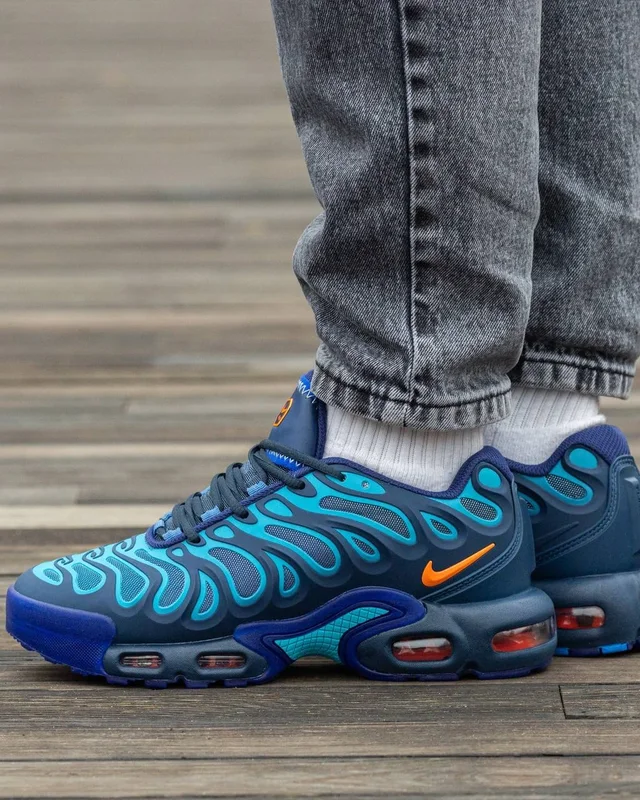 Nike Air Max TN Plus Drift Midnight Navy Total Orange — головне фото товару