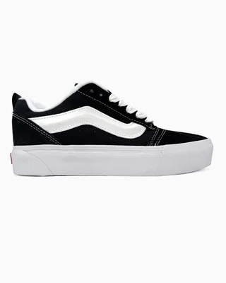Vans Knu Skool Platform Black White — головне фото товару