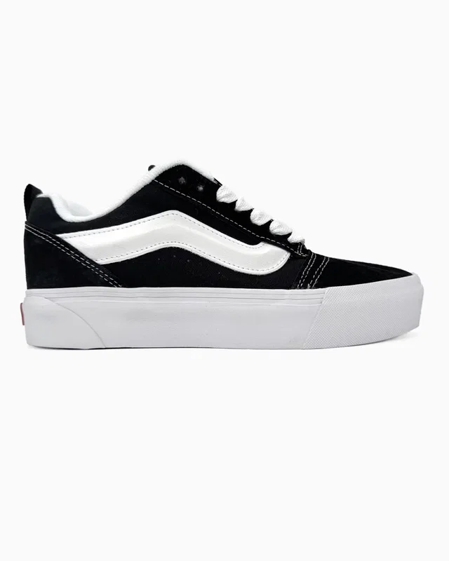 Vans Knu Skool Platform Black White — головне фото товару
