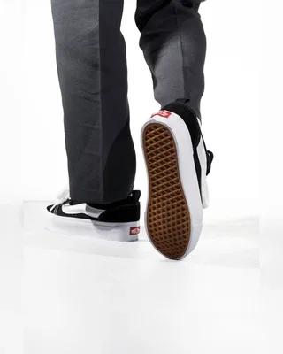 Vans Knu Skool Platform Black White — головне фото товару