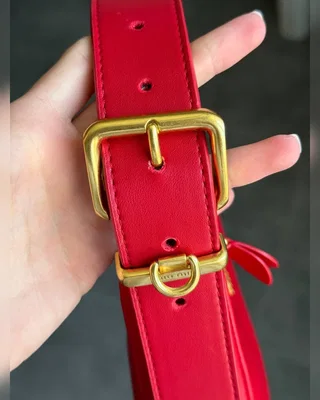 Miu Miu Leather Hobo Bag Red (БЕЗ КОРОБКИ) — головне фото товару