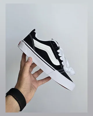 Vans Knu Skool • Black White • — головне фото товару