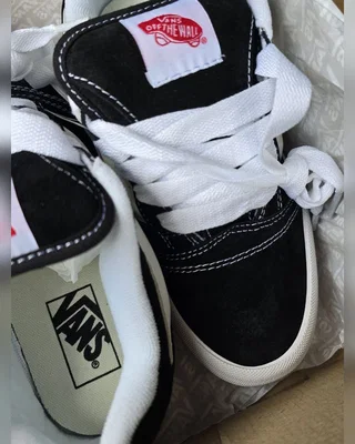 Vans Knu Skool • Black White • — головне фото товару