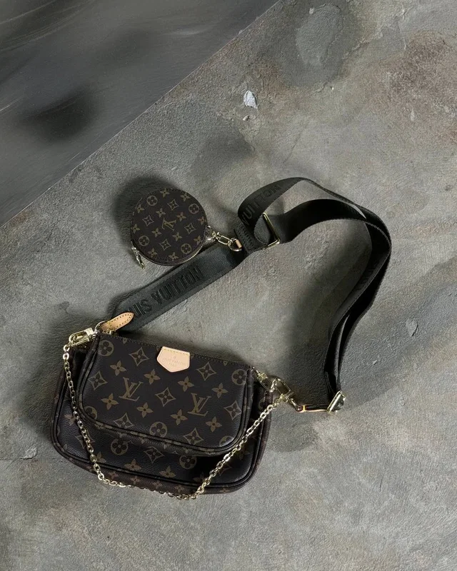 Louis Vuitton Multi Pochette Brown/Green (магнітна коробка) 24 x 13,5 x 4 — головне фото товару