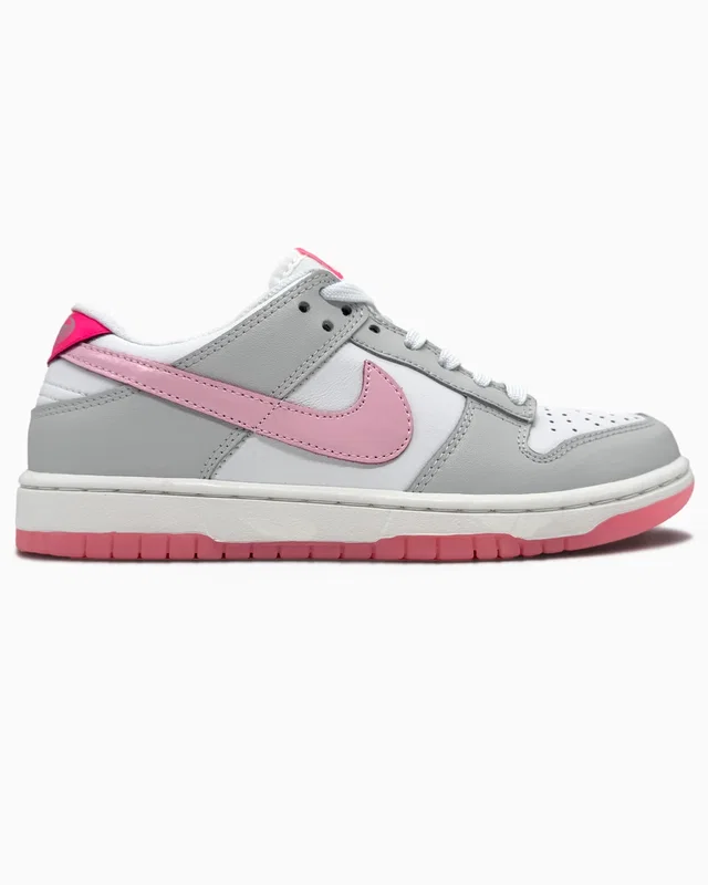 Nike SB Dunk Low Grey/White/Pink — головне фото товару