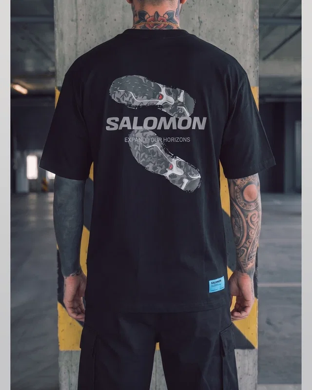 Salomon Футболка Horizon Black — головне фото товару