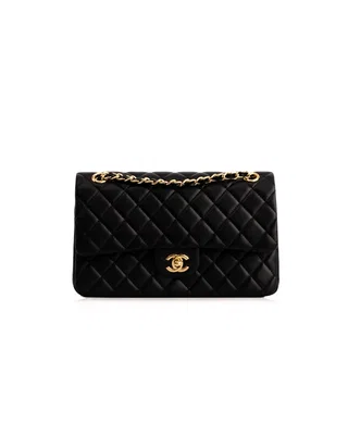 Chanel Classic 2.55 Medium Gold Black — головне фото товару