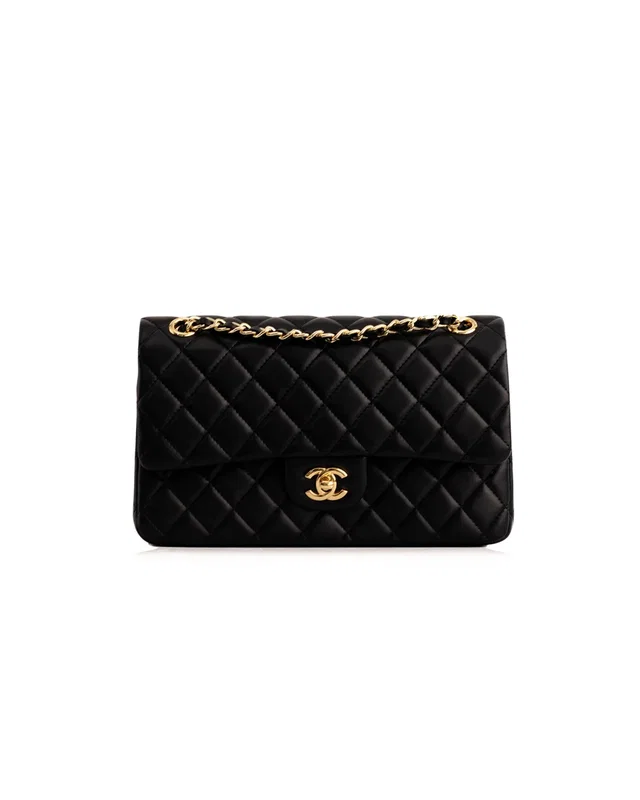 Chanel Classic 2.55 Medium Gold Black — головне фото товару