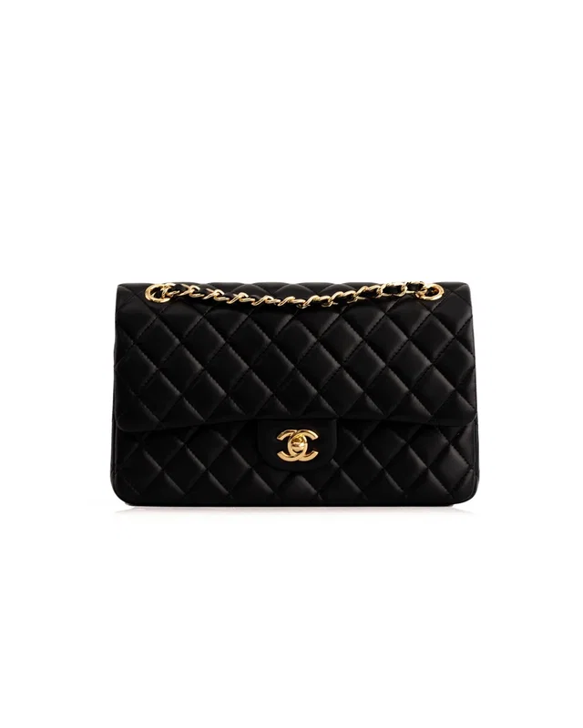 Chanel Classic 2.55 Medium Gold Black — головне фото товару