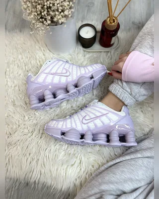 Nike shox white violet — головне фото товару