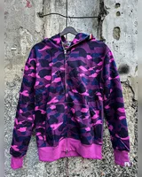 BAPE Зіп худі фіолетова — головне фото товару