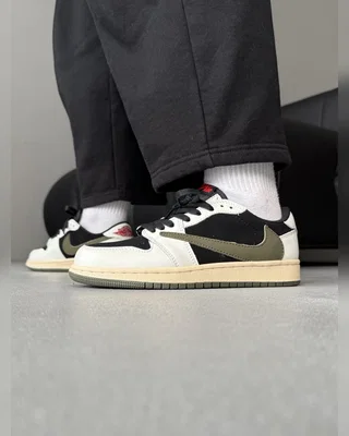 Nike Air Jordan 1 Low x Travis Scott Olive — головне фото товару