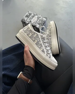 Dior B23 Platform White Grey — головне фото товару