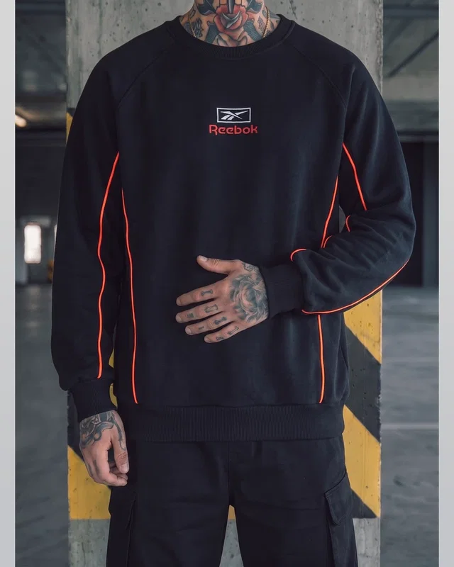 Reebok Світшот чорний — головне фото товару