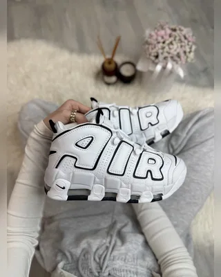 Nike Air More Uptempo white black — головне фото товару