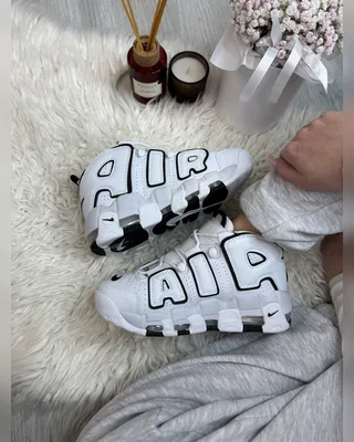 Nike Air More Uptempo white black — головне фото товару