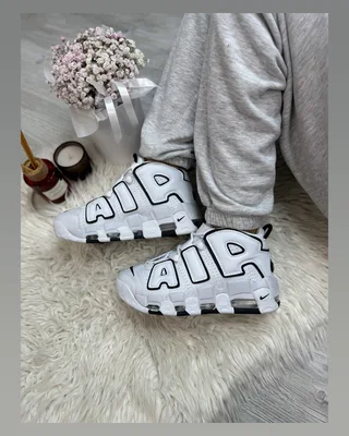 Nike Air More Uptempo white black — головне фото товару