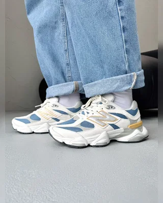 New Balance 9060 Beige Blue Yellow — головне фото товару