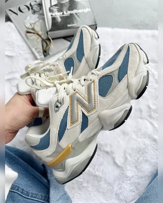 New Balance 9060 Beige Blue Yellow — головне фото товару