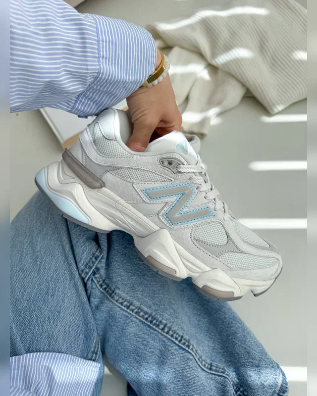 New Balance 9060 Beige/Blue — головне фото товару