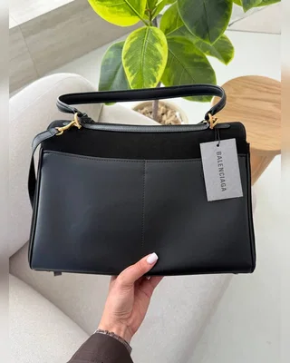 Balenciaga Rodeo Large Suede Black Gold Hardware 35 х 25 х 9 — головне фото товару