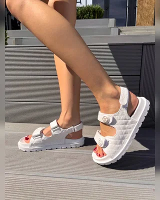 Chanel Dad Sandal White Premium — головне фото товару