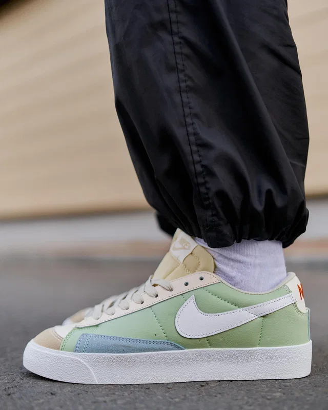 Nike Blazer Low 77 Vintage Leather Green Beige — головне фото товару