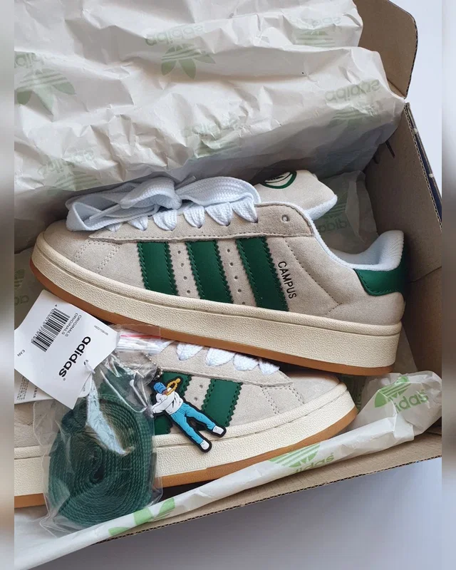 Adidas Campus 00s Premium • Beige Green • — головне фото товару