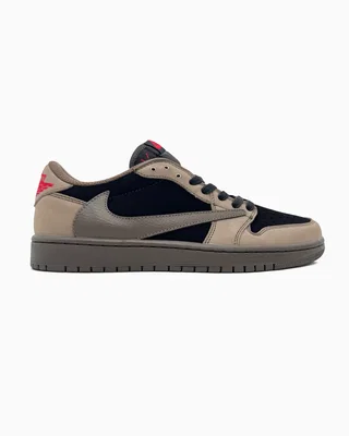Nike Air Jordan 1 Low x Travis Scott Brown Black — головне фото товару