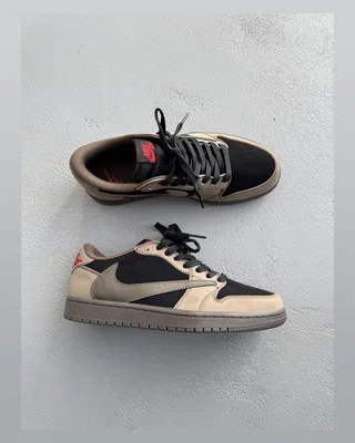 Nike Air Jordan 1 Low x Travis Scott Brown Black — головне фото товару