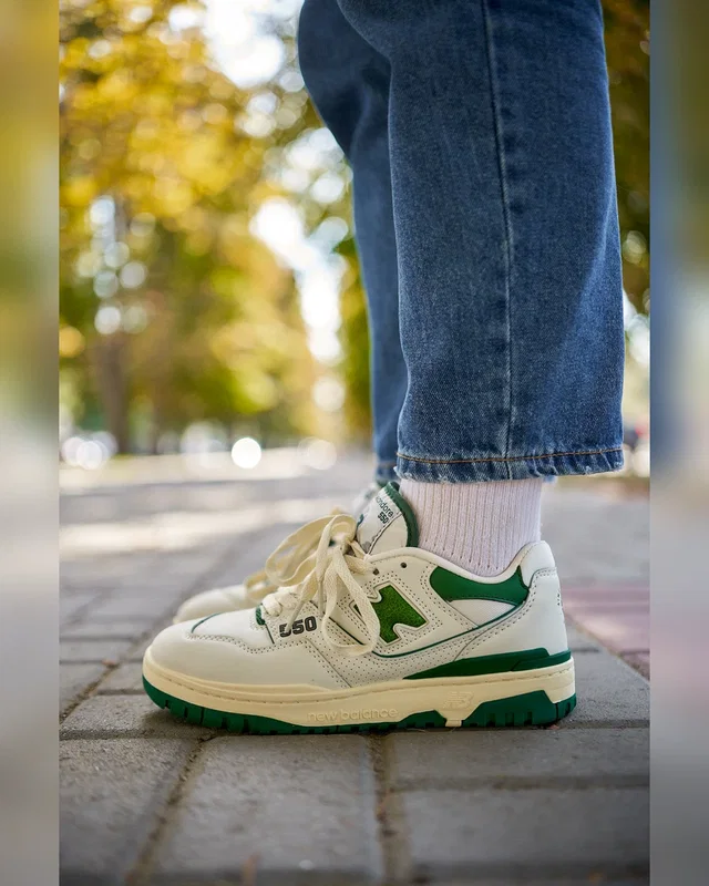 New Balance 550 Green Leather Leon Dore — головне фото товару