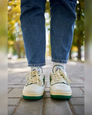New Balance 550 Green Leather Leon Dore — головне фото товару