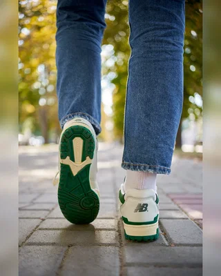 New Balance 550 Green Leather Leon Dore — головне фото товару