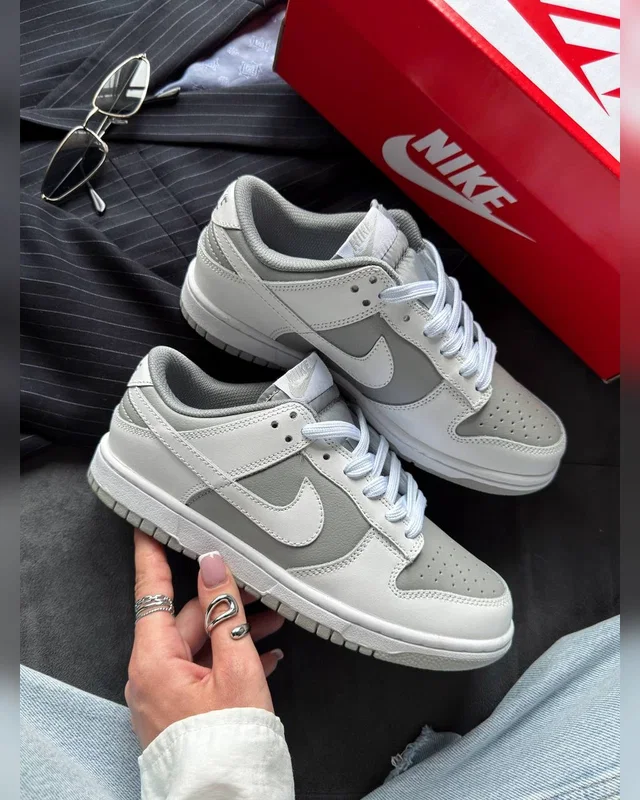 Nike Dunk Low White Grey — головне фото товару