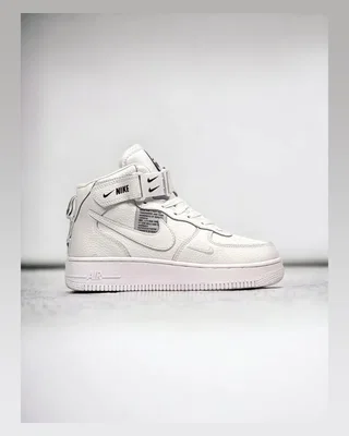 Nike Air Force 1 Utility Fur •White• — головне фото товару