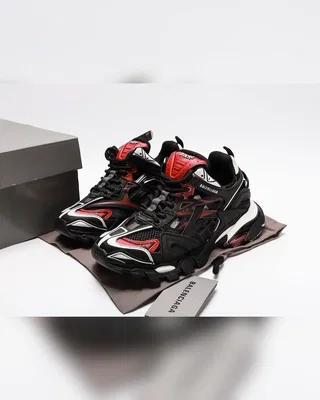 Balenciaga Track 2 Black Red — головне фото товару
