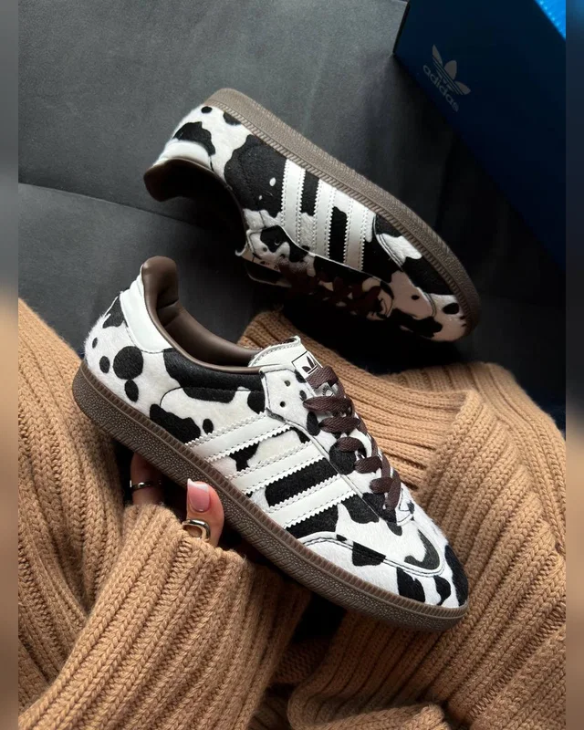Adidas Samba OG Cow Print Dark Brown/White — головне фото товару