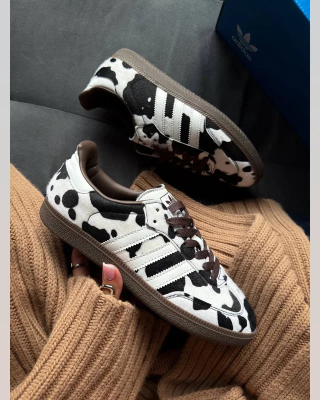 Adidas Samba OG Cow Print Dark Brown/White — головне фото товару