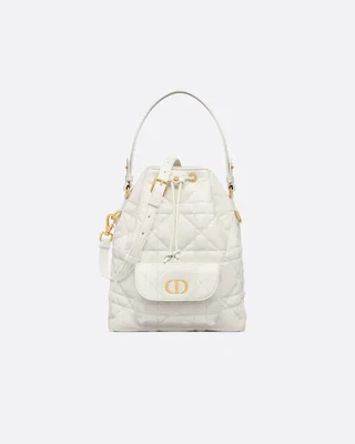 Dior Caro Bucket Bag White — головне фото товару