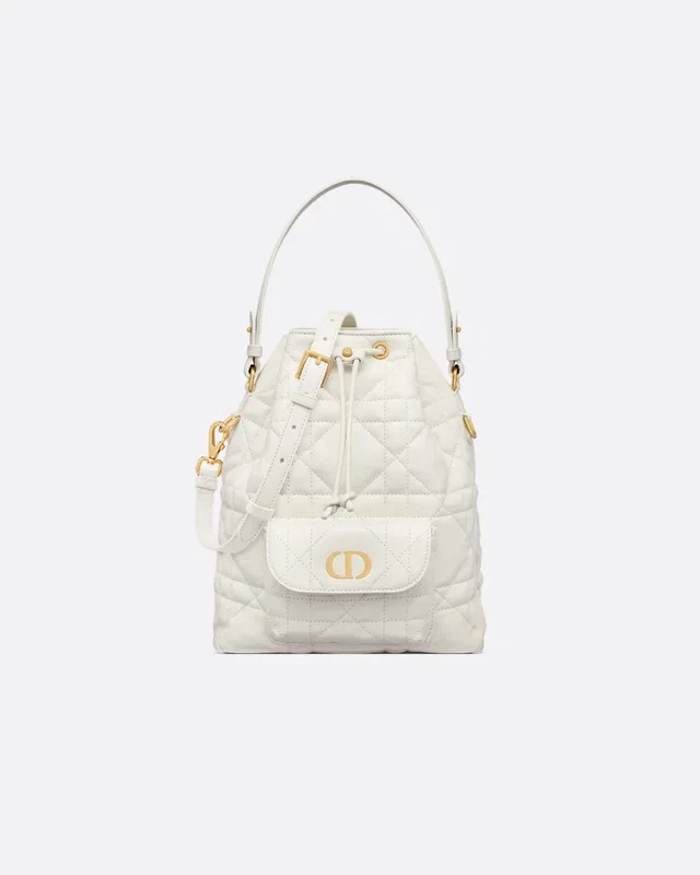 Dior Caro Bucket Bag White — головне фото товару