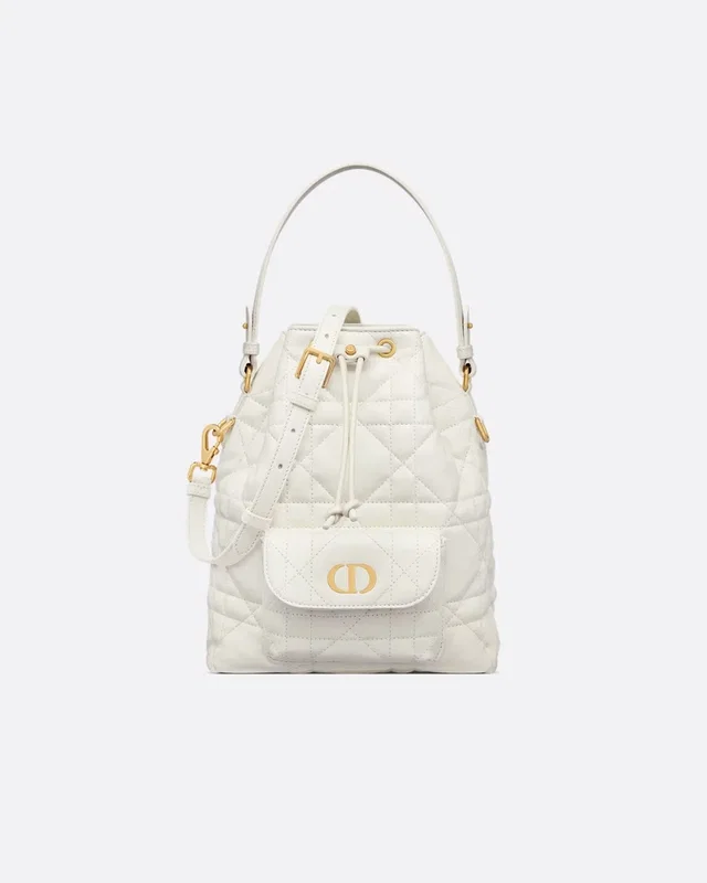 Dior Caro Bucket Bag White — головне фото товару